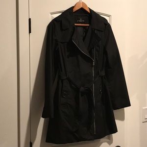 London Fog Black Trench Coat